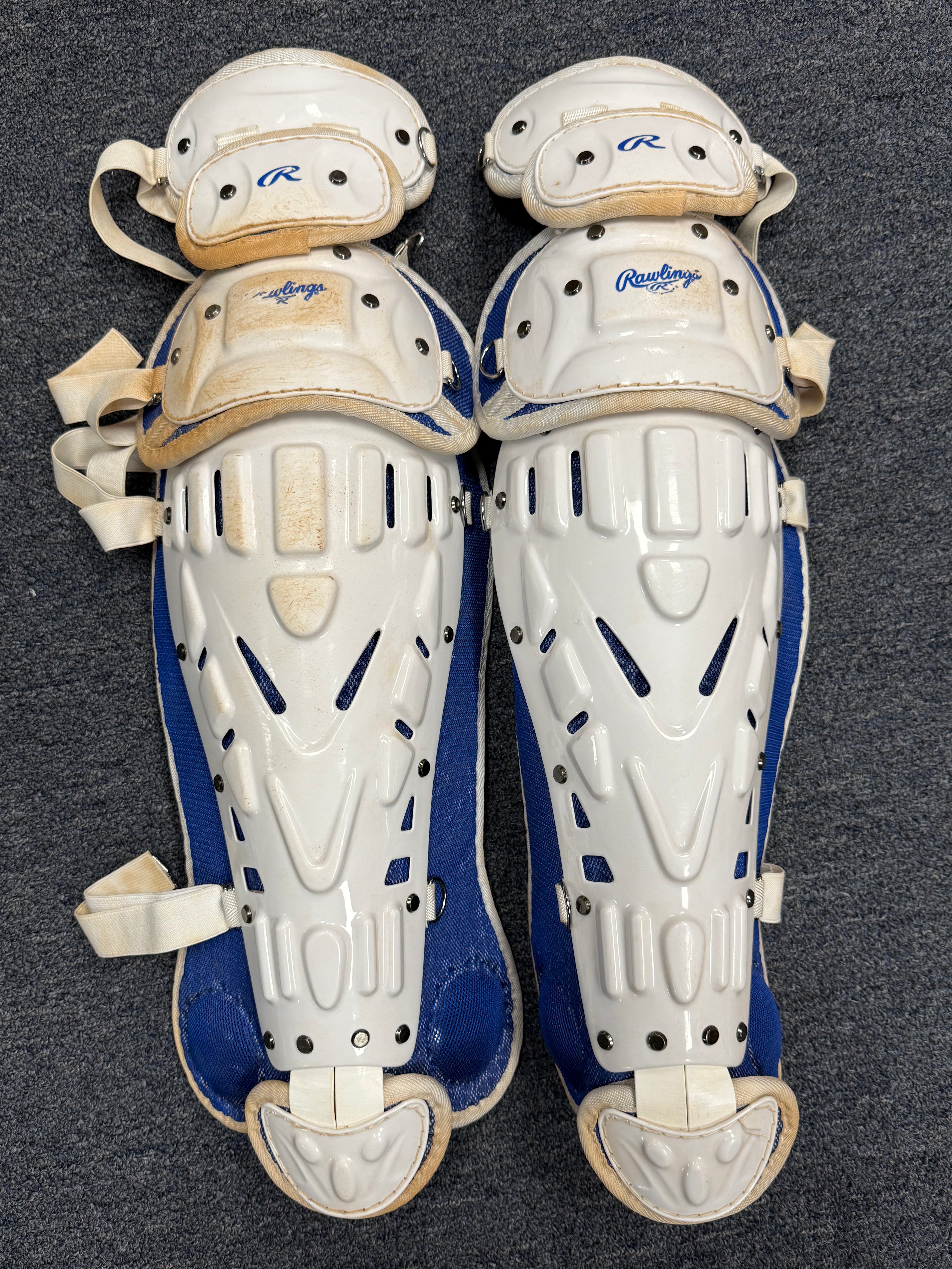 Rawlings Velo Catcher's Box Set (USED LIKE NEW - White/Royal)