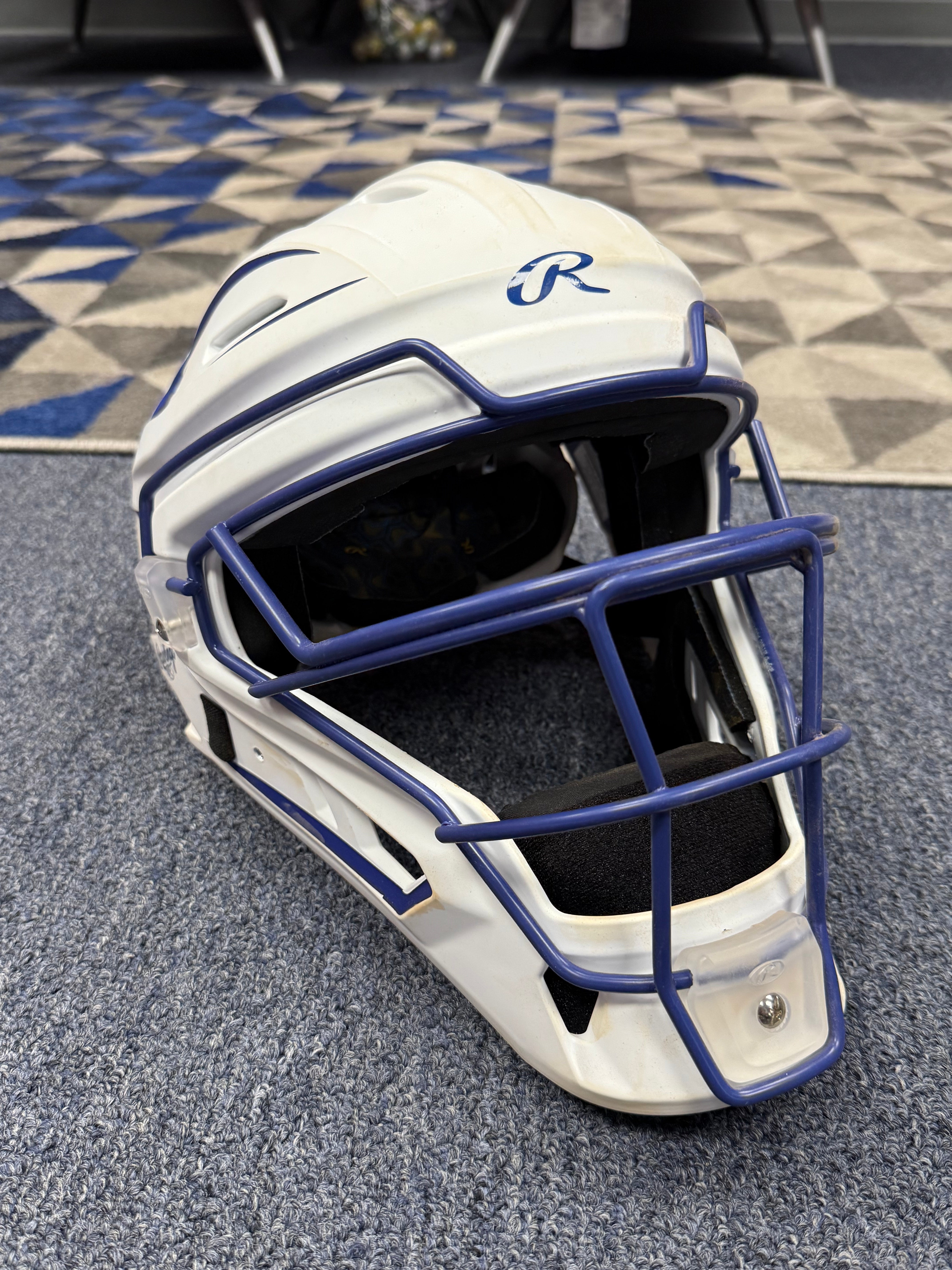 Rawlings Velo Catcher's Box Set (USED LIKE NEW - White/Royal)