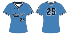 Watson Wolfpack Custom Powder Blue 2-Button Jersey (14U/16U/18U)