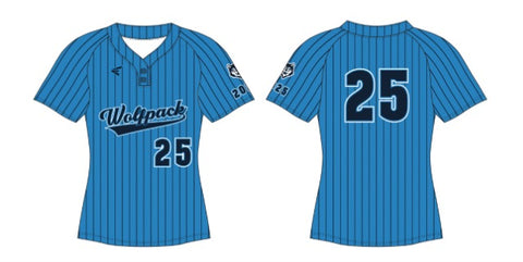 Watson Wolfpack Custom Pinstripe Jersey (Premier Teams Only- Must Have Approval)