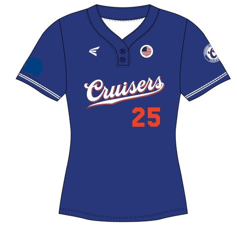 Cruisers Fastpitch California Custom 2-Button Jersey