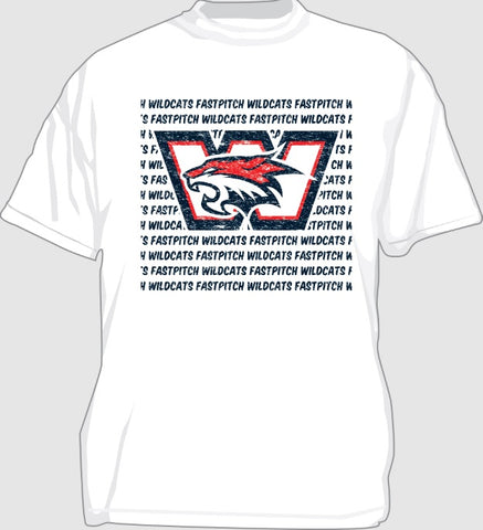 Wildcats Distressed Shirt (CLOSEOUT)