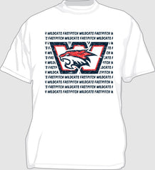 Wildcats Distressed Shirt (CLOSEOUT)