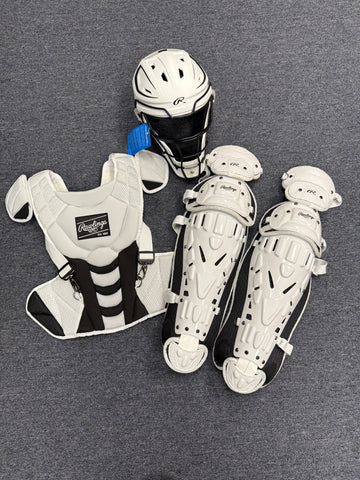 Rawlings Velo Catcher's Box Set (USED LIKE NEW - White/Black)