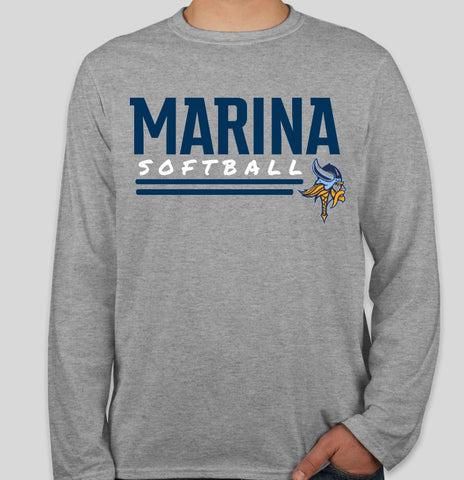 Marina Vikings Softball Long Sleeve Shirt