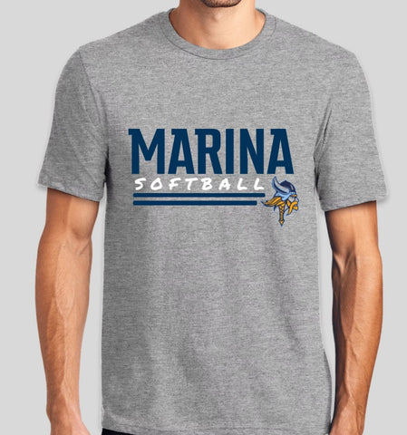 Marina Vikings Softball Short Sleeve Shirt