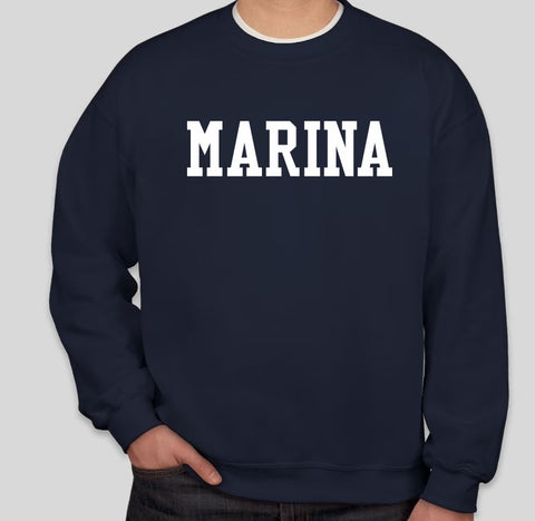 Marina Vikings Softball Crew Sweatshirt