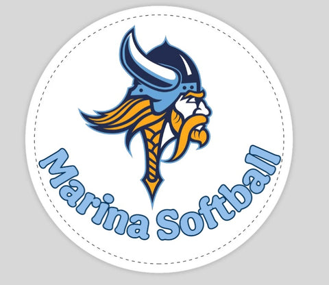 Marina Softball Sticker
