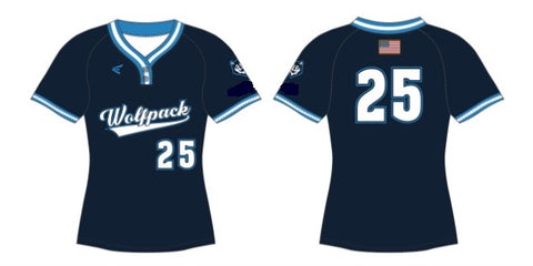 Watson Wolfpack Custom Navy 2-Button Jersey (10U/12U)