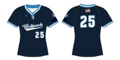 Watson Wolfpack Custom Navy 2-Button Jersey (10U/12U)