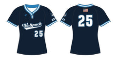 Watson Wolfpack Custom Navy 2-Button Jersey (14U/16U/18U)