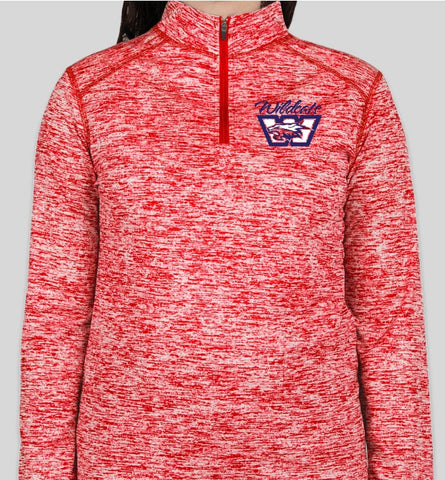 Wildcats Ladies 1/4 Zip Pullover