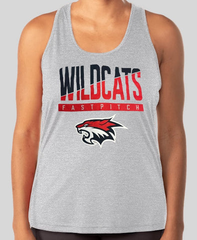 Wildcats Ladies Alternate Performance Tank Top (Closeout)
