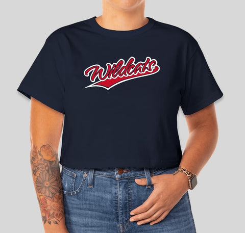 NEW! Wildcats Ladies Crop Shirt