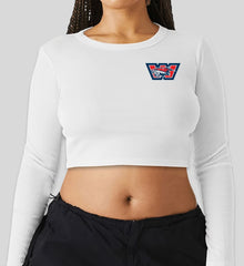 NEW! Wildcats Ladies Long Sleeve Crop Shirt
