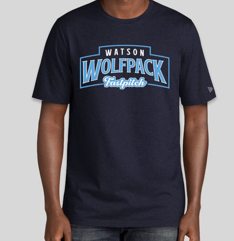Watson Wolfpack New Era Tri-blend Mens Tee