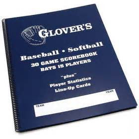 Glover's Plus Baseball/Softball Scorebook (BB-106)