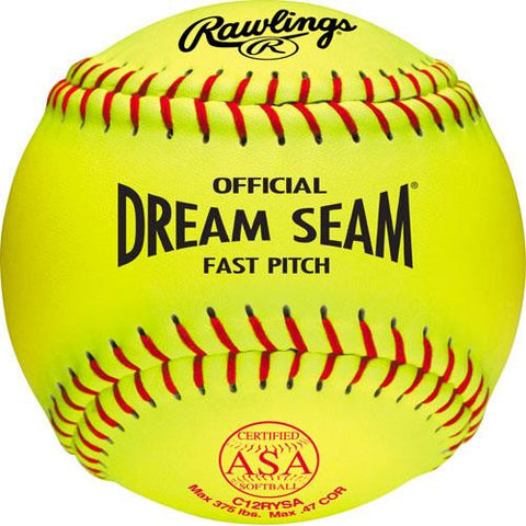 Rawlings 12" ASA-NFHS Dream Seam Fastpitch Softball