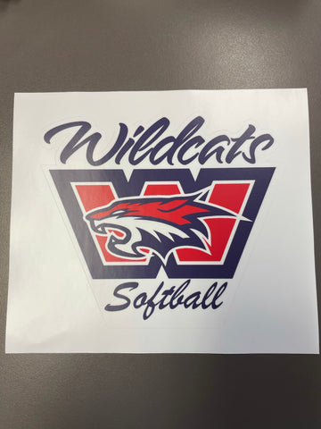 Wildcats Car Decal