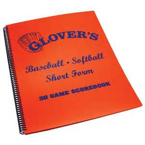 Glover's Short Form Baseball/Softball Scorebook (BB-104)